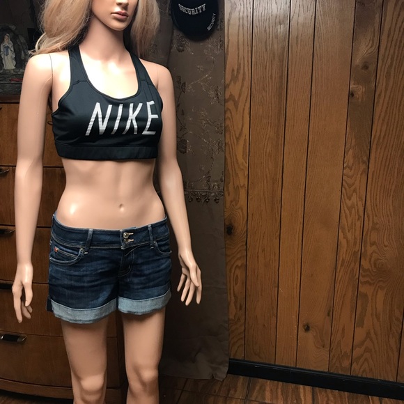 HUDSON Croxley Mid Thigh Short-Blue-Size 25 -Good Condition - Picture 3 of 16